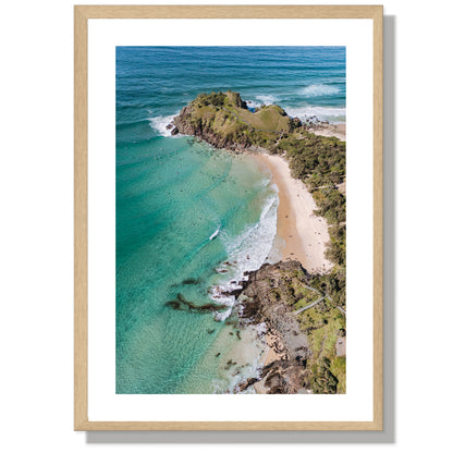 Cabarita Beach From above Print