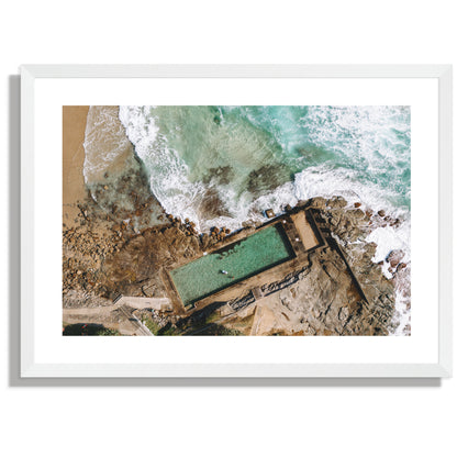 Yamba Beach Pool Print