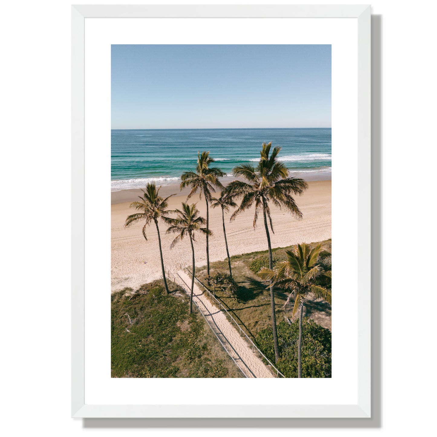 Above the Palms Print Gold Coast