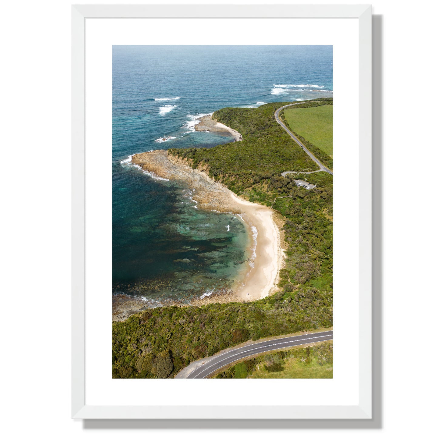 Shack Bay Inverloch  portrait Print