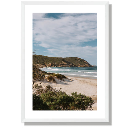 Squeaky Beach Entrance Portrait Print