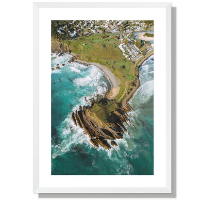 Crescent Head golf course Print