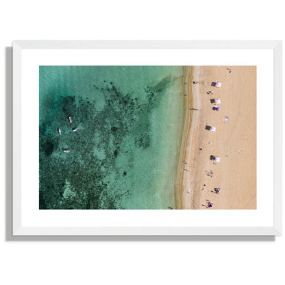 Mordialloc Beach from above print