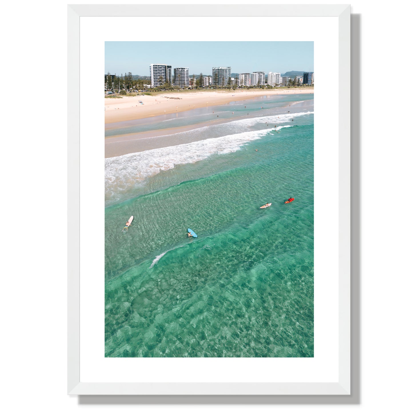 Kirra Beach Portrait Print