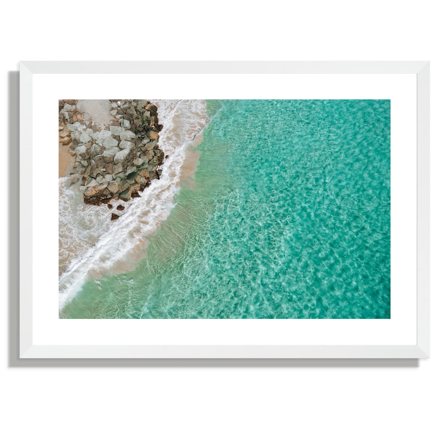 Coolangatta seawall Print