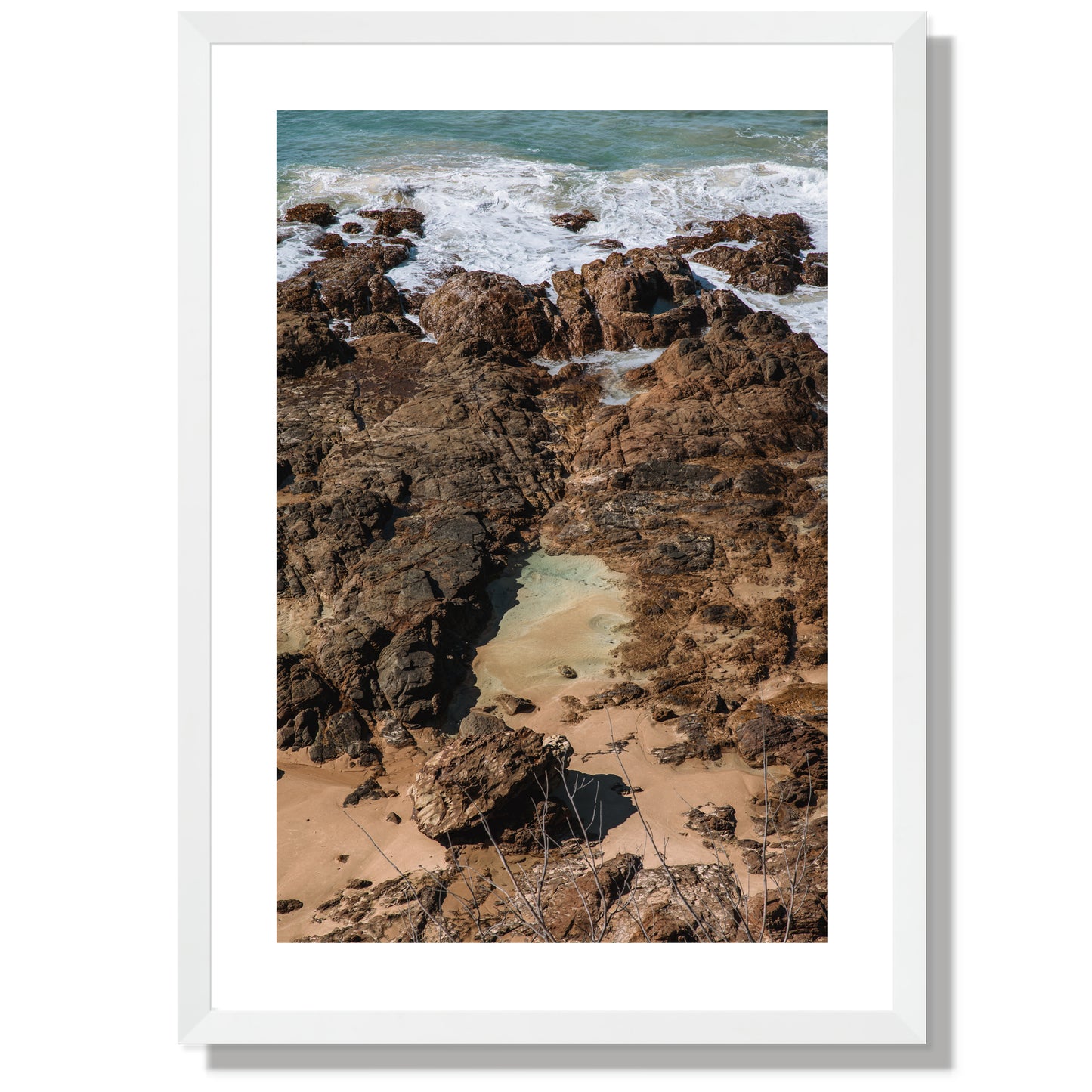 Coolum Rocks Print