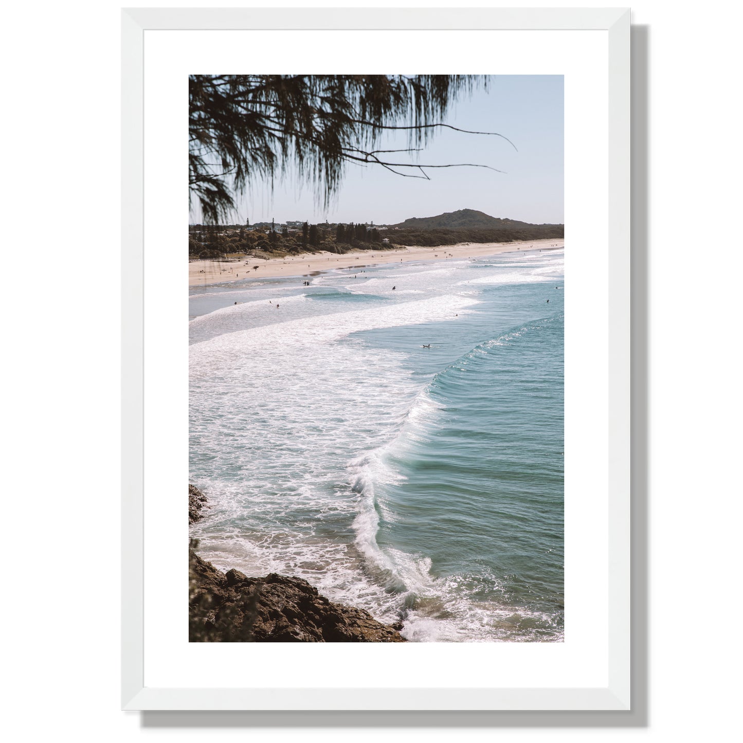 Point Perry to Coolum Beach Print