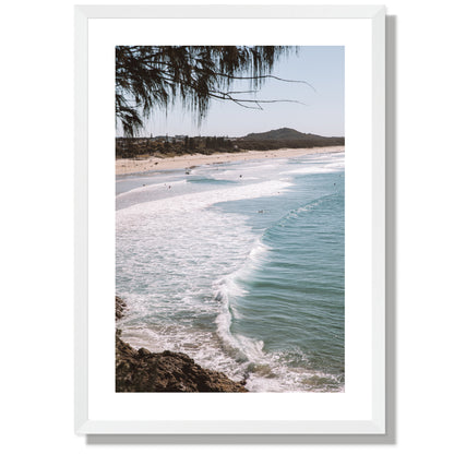 Point Perry to Coolum Beach Print