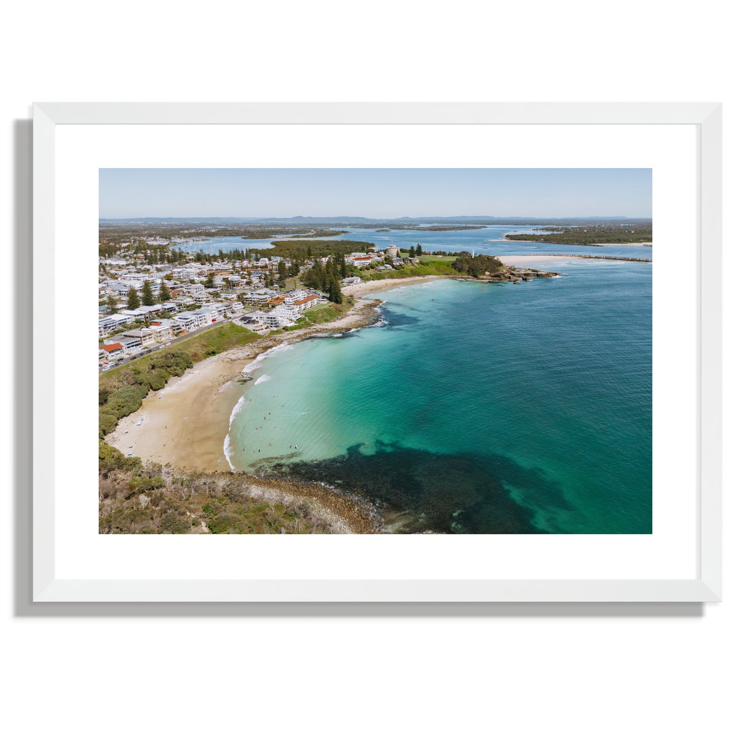 Convent beach to Yamba Beach Print