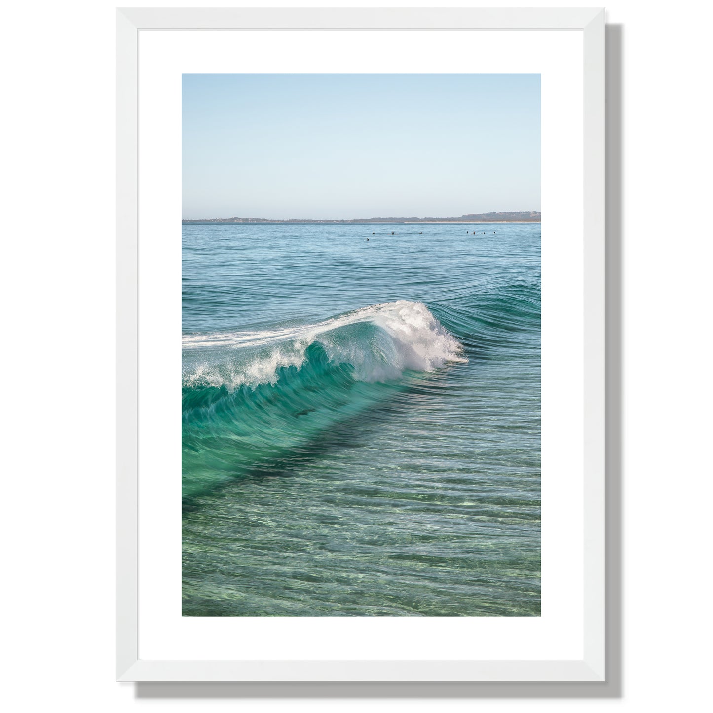 Glassy Waves Print