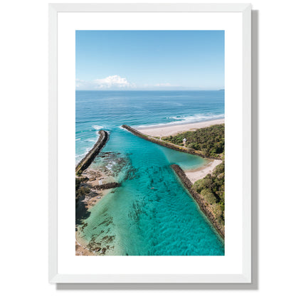 Torakina beach aerial Print