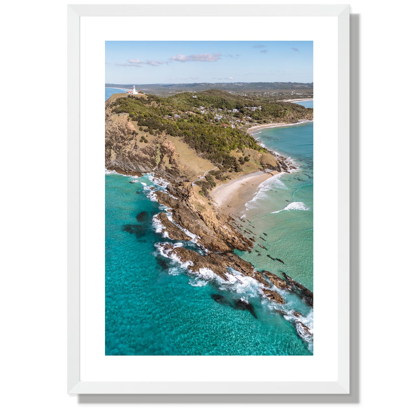 Little Wategos Beach Portrait Print