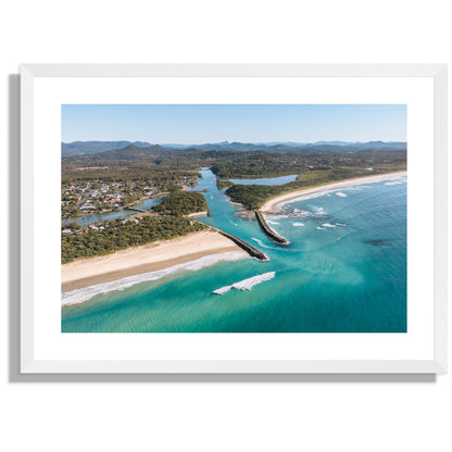 Brunswick heads aerial Print