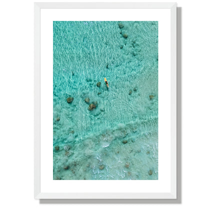 Wategos paddle out Print