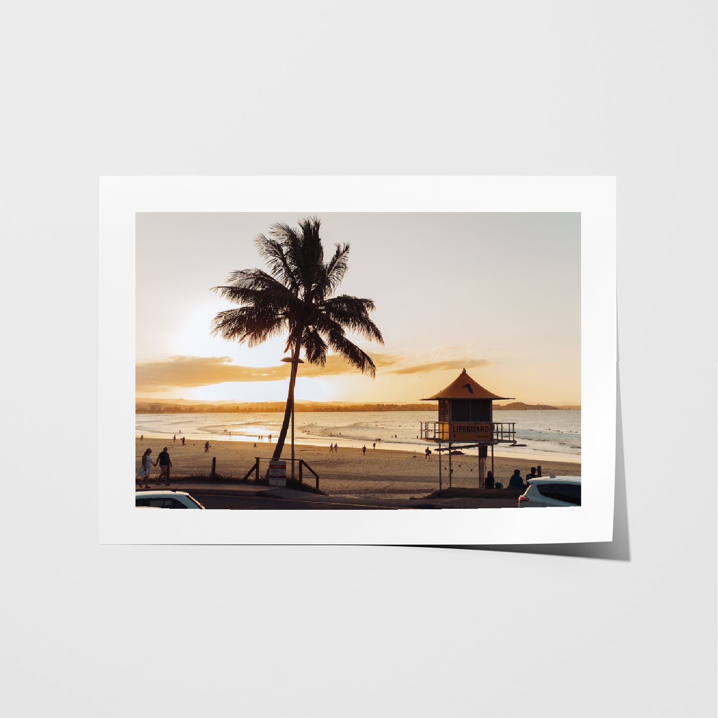 Rainbow Bay sunset wide Print