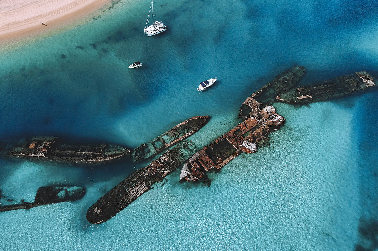 Tangalooma Wrecks, Morton Island QLD