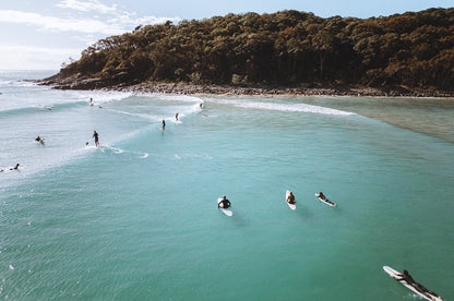 Early morning surf at Noosa Tea tree, QLD