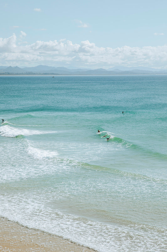 Wategos beach Byron Bay NSW Print