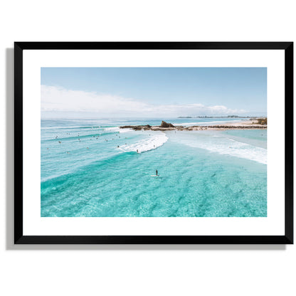 Currumbin Alley Surf day Print