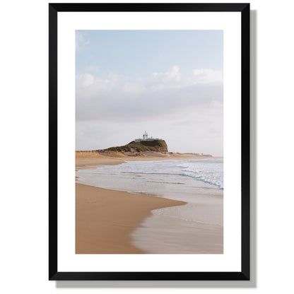 Nobby's Light House Portrait Print