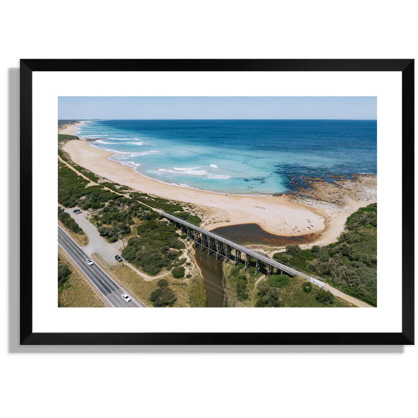 Kilcunda Viaduct bridge Print