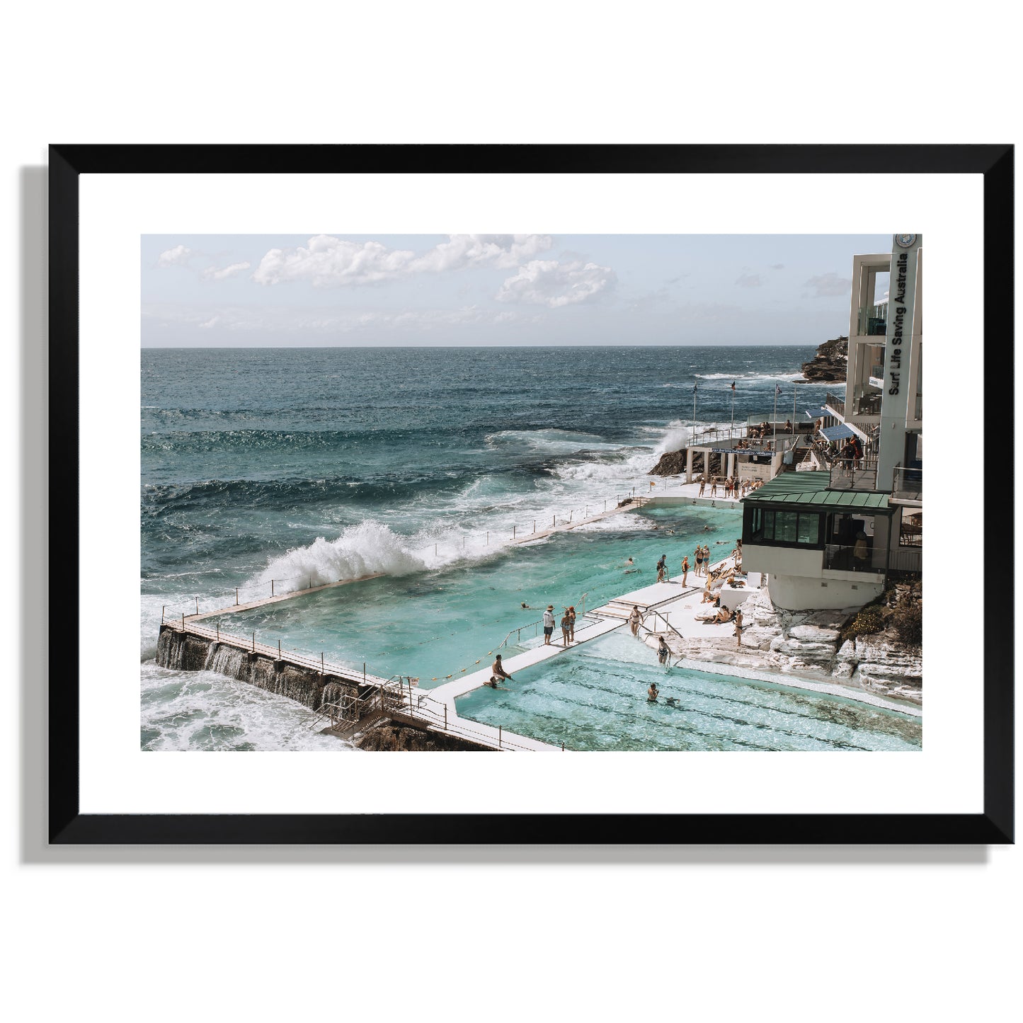 Bondi Icebergs wide Print