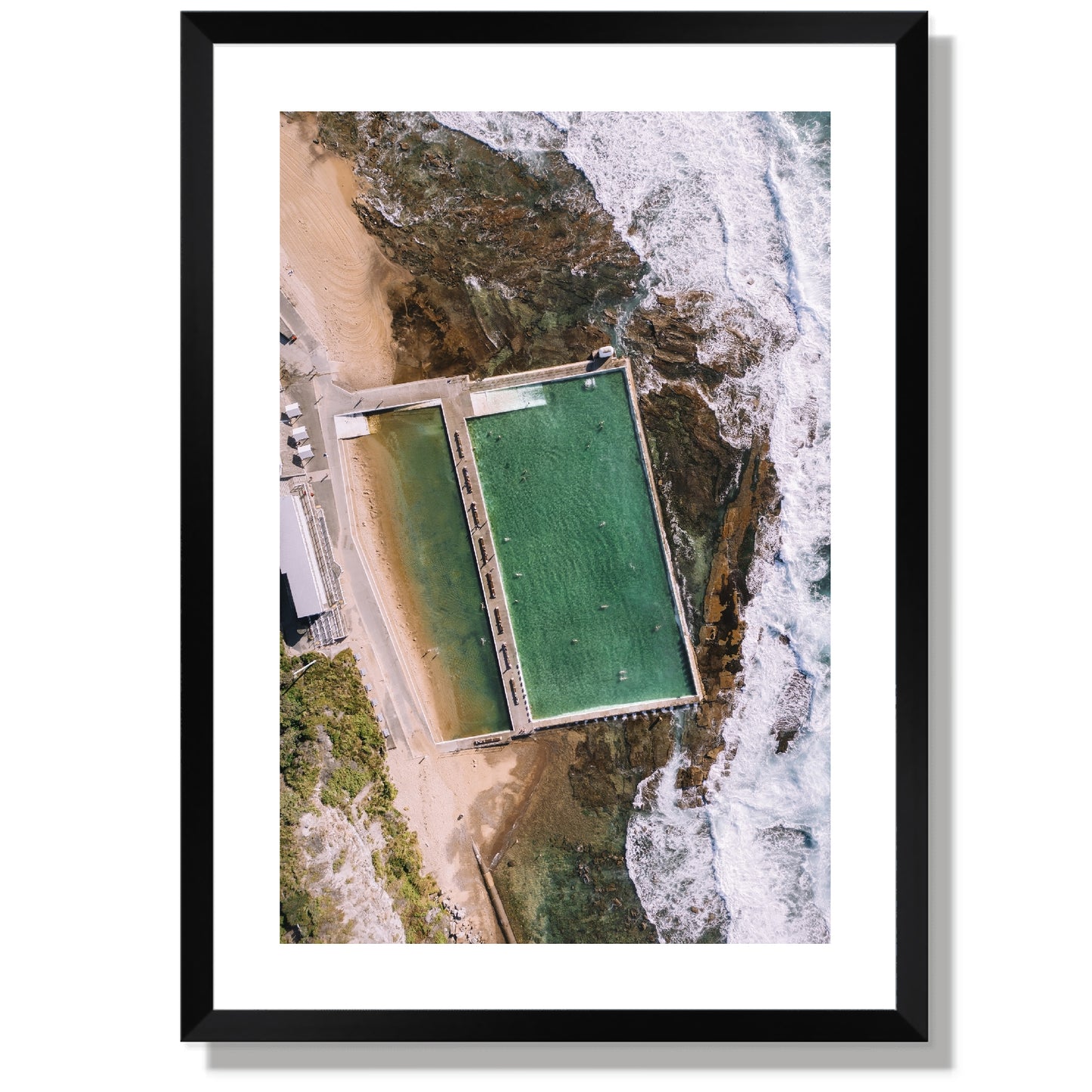 Merewether ocean baths Print