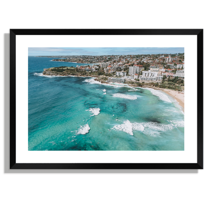 Bondi beach above