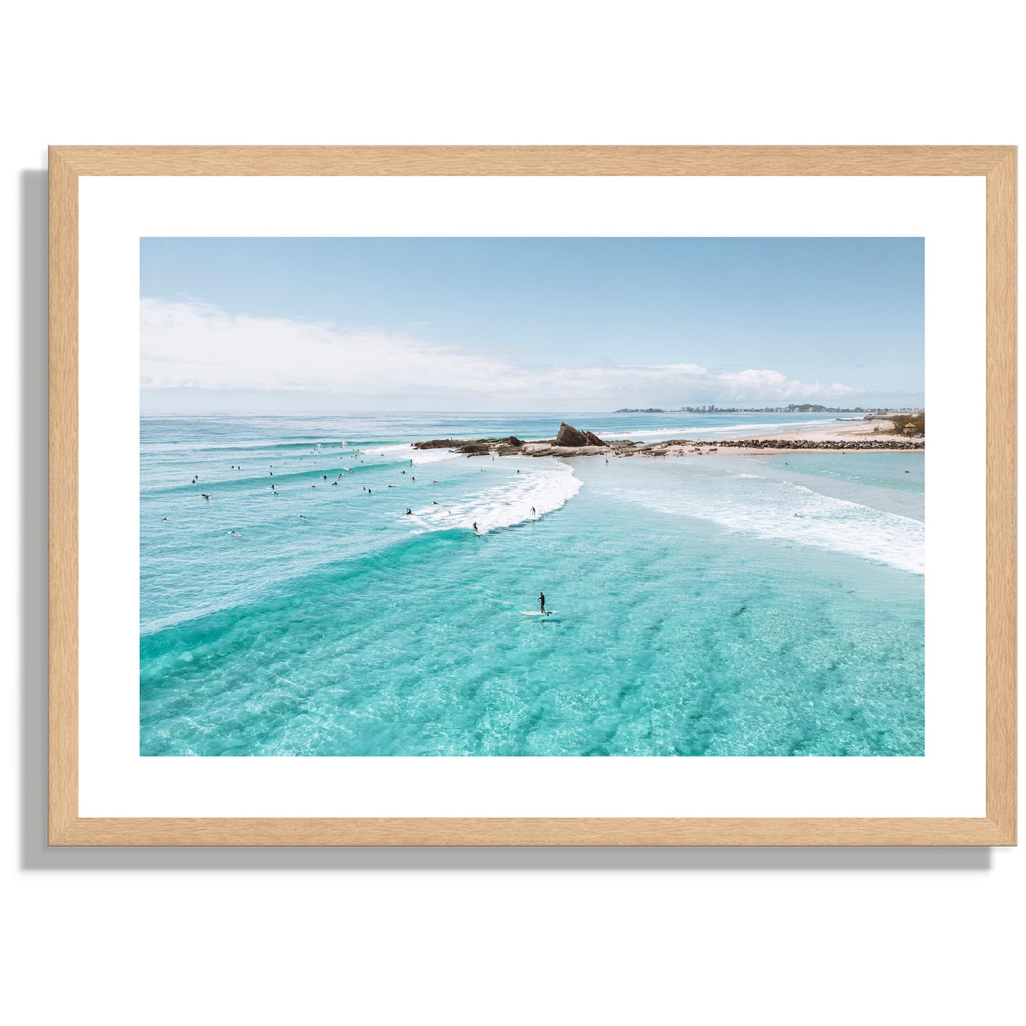 Currumbin Alley Surf day Print