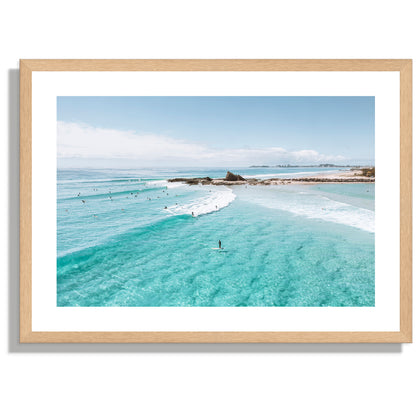 Currumbin Alley Surf day Print