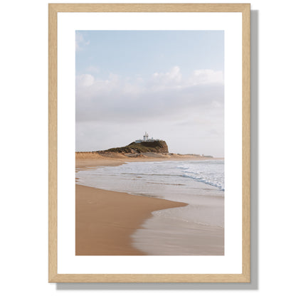 Nobby's Light House Portrait Print