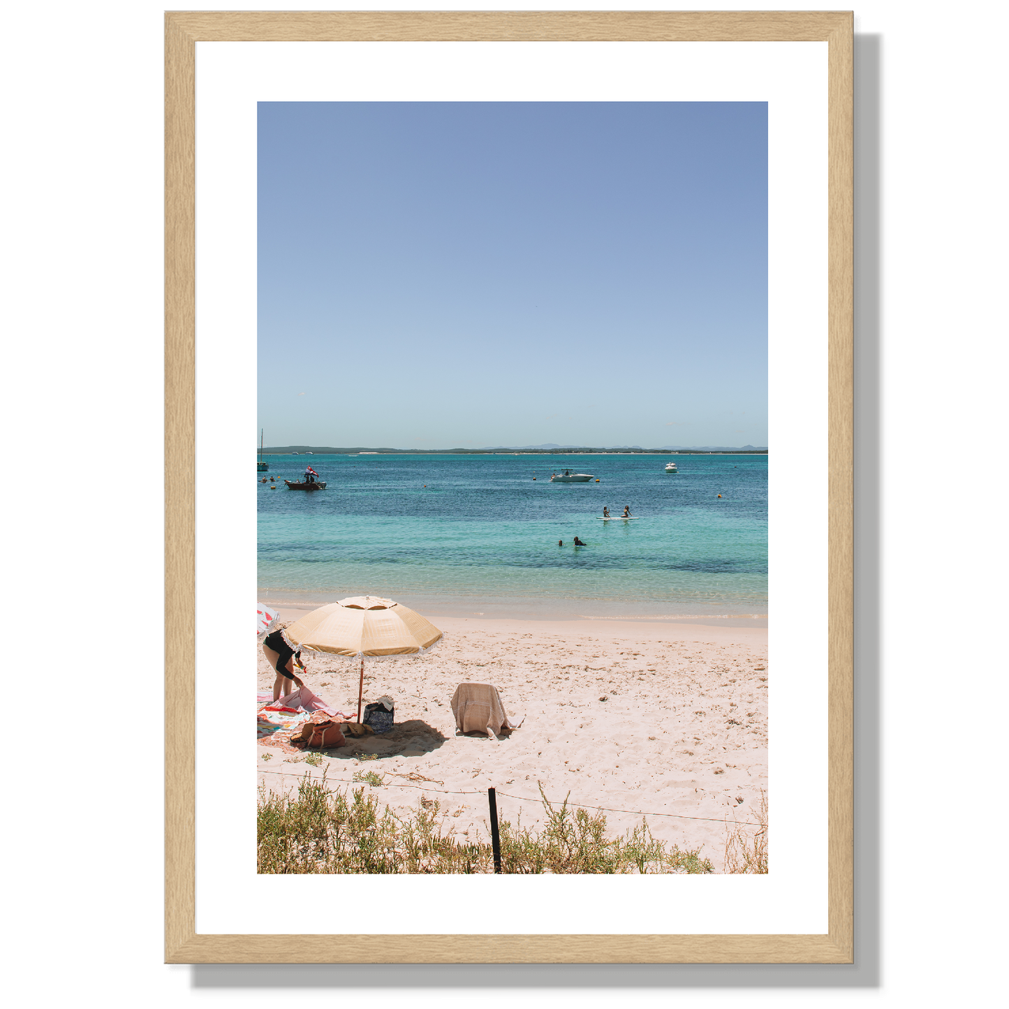 Shoal Bay Beach Portrait Print