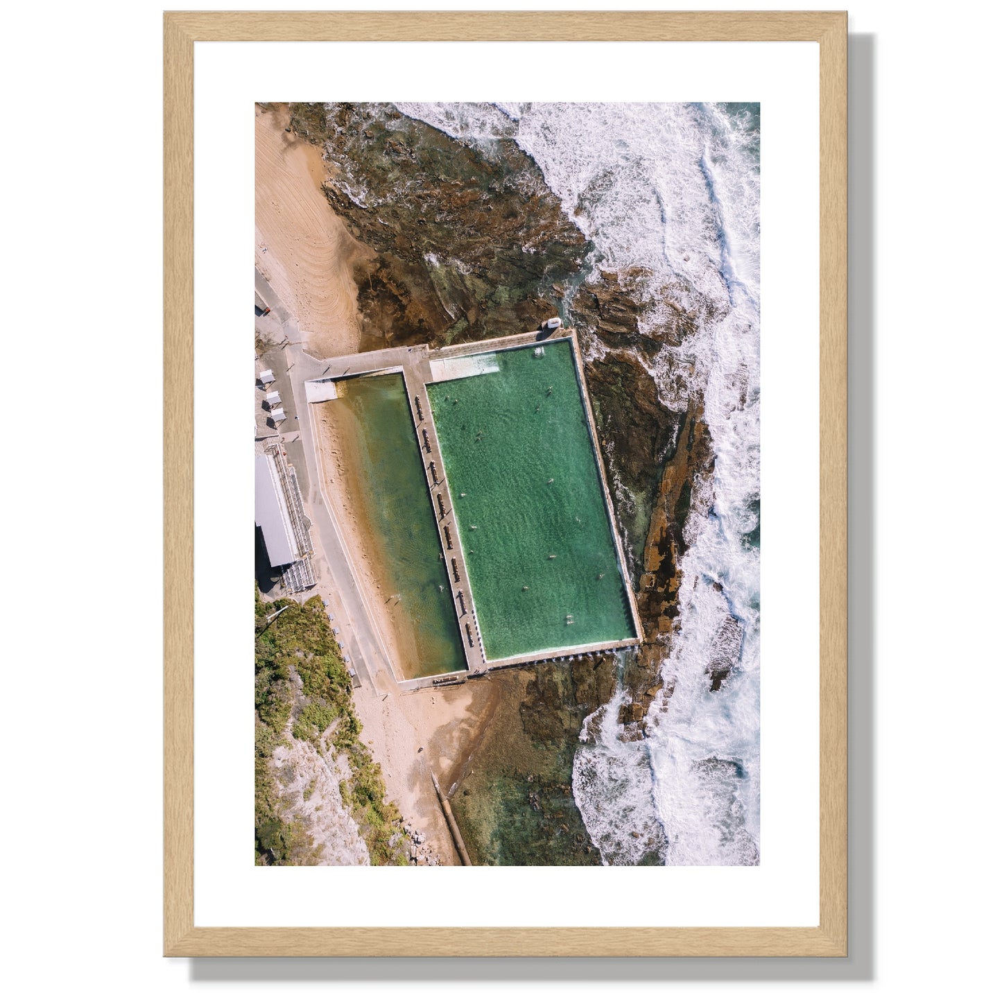 Merewether ocean baths Print