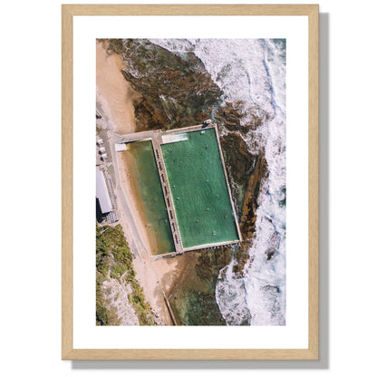 Merewether ocean baths Print