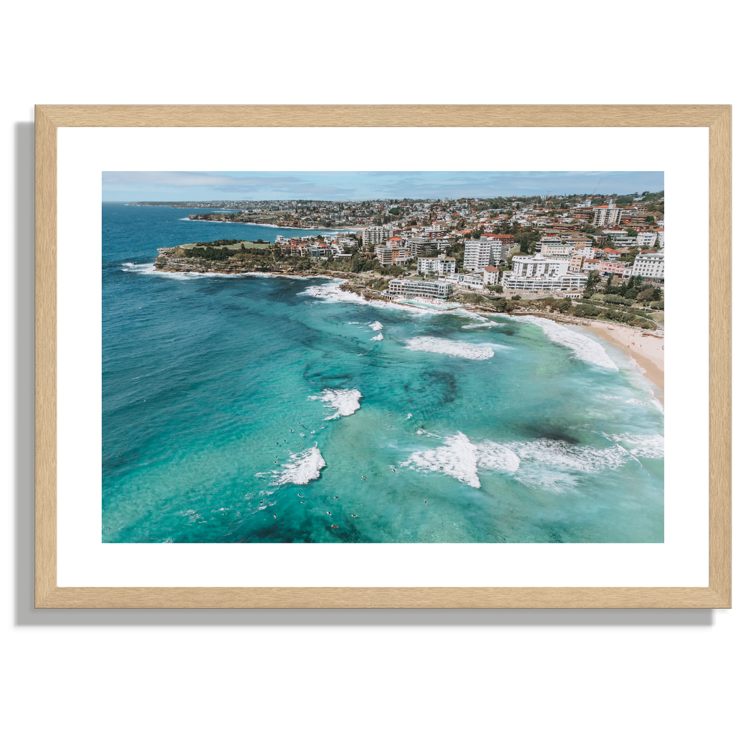 Bondi beach above