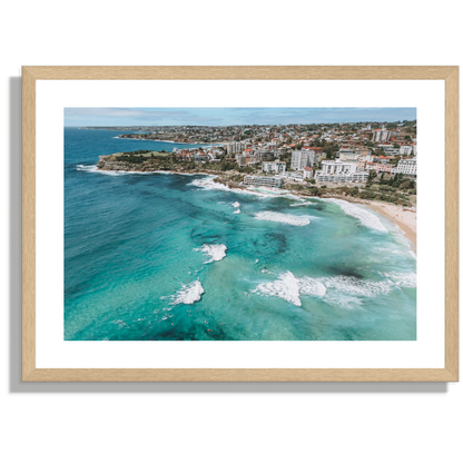 Bondi beach above