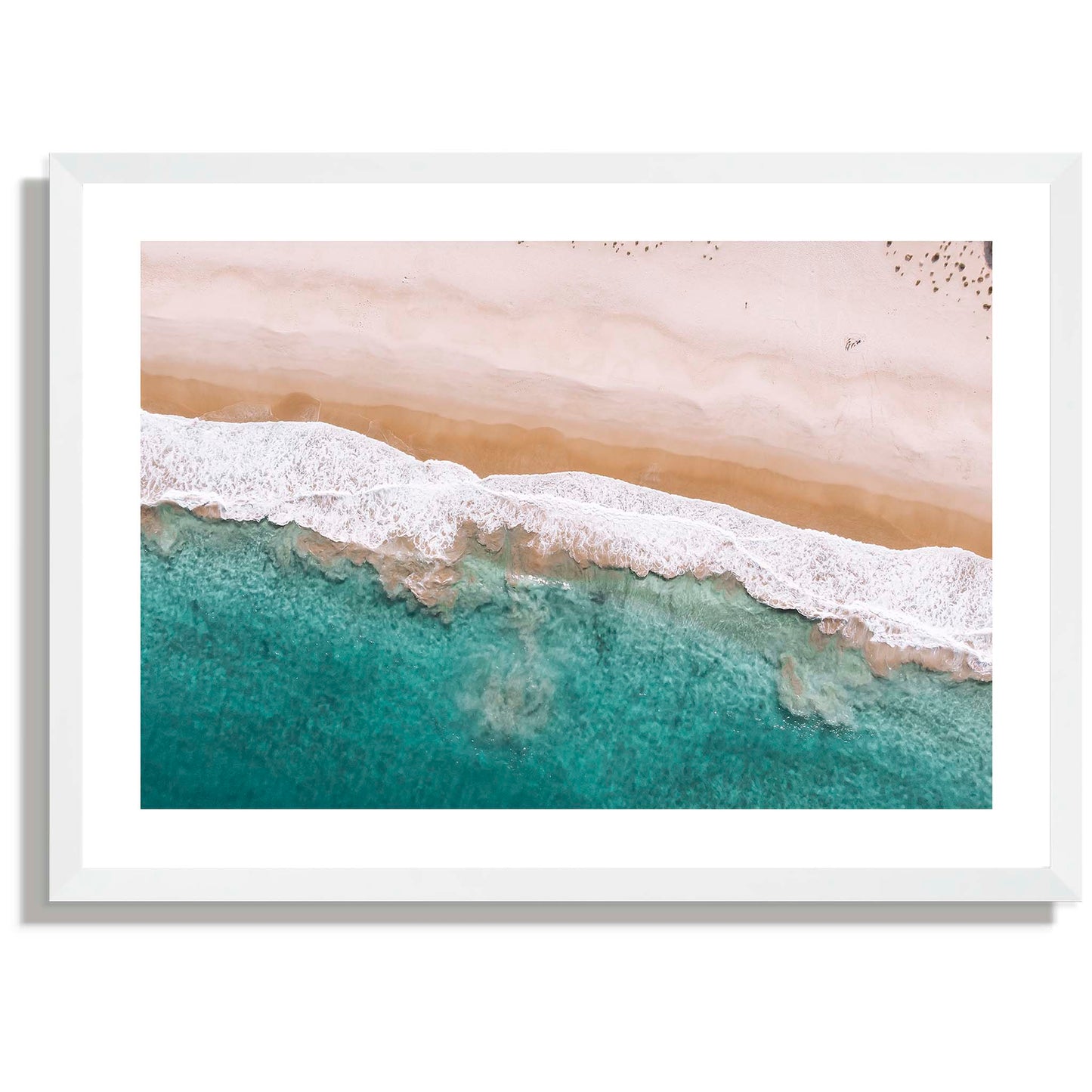 Wreck beach Print