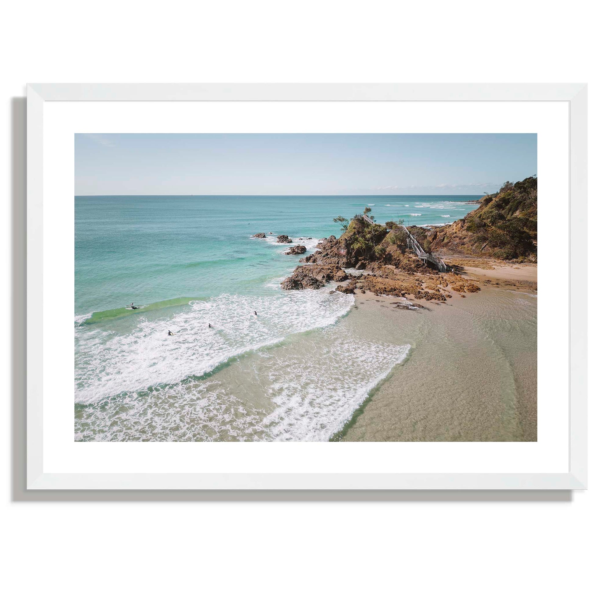 Byron Bay Surf Print, Australia - The Pass