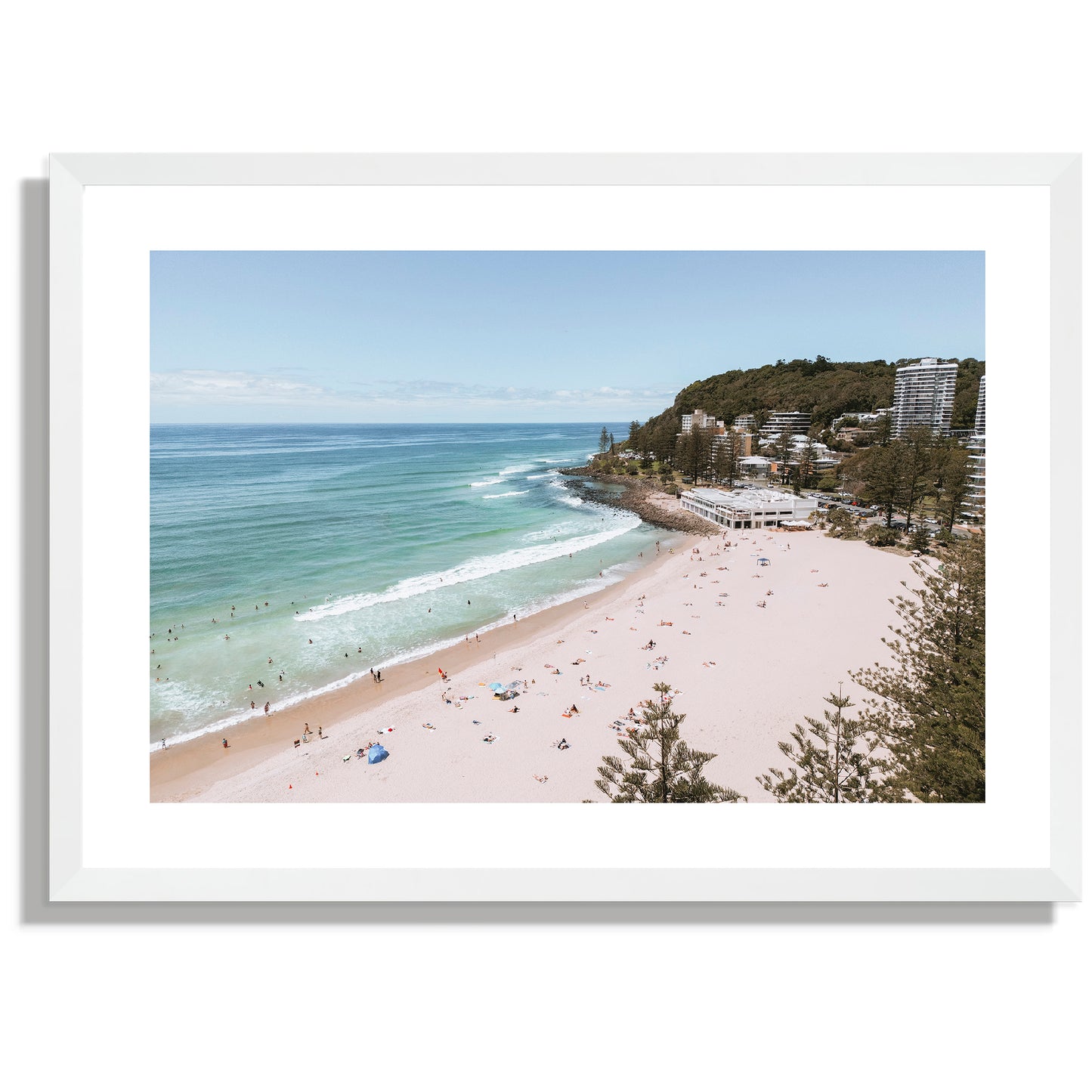 Burleigh Above the Trees Print