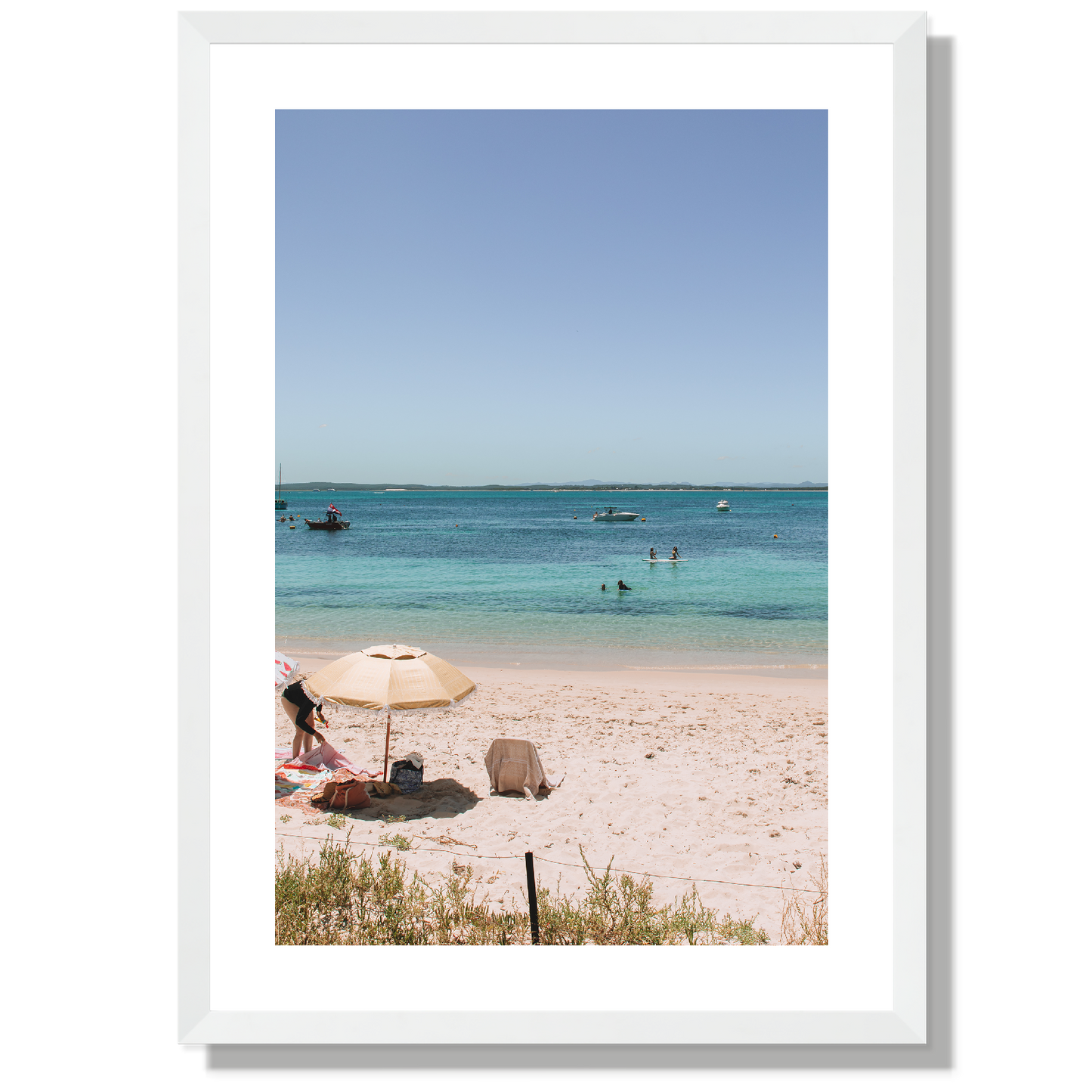 Shoal Bay Beach Portrait Print