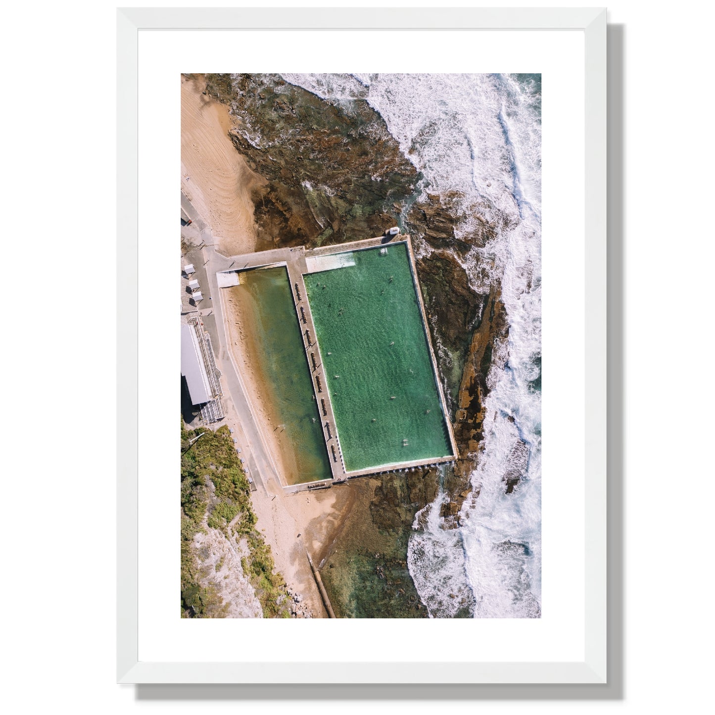 Merewether ocean baths Print