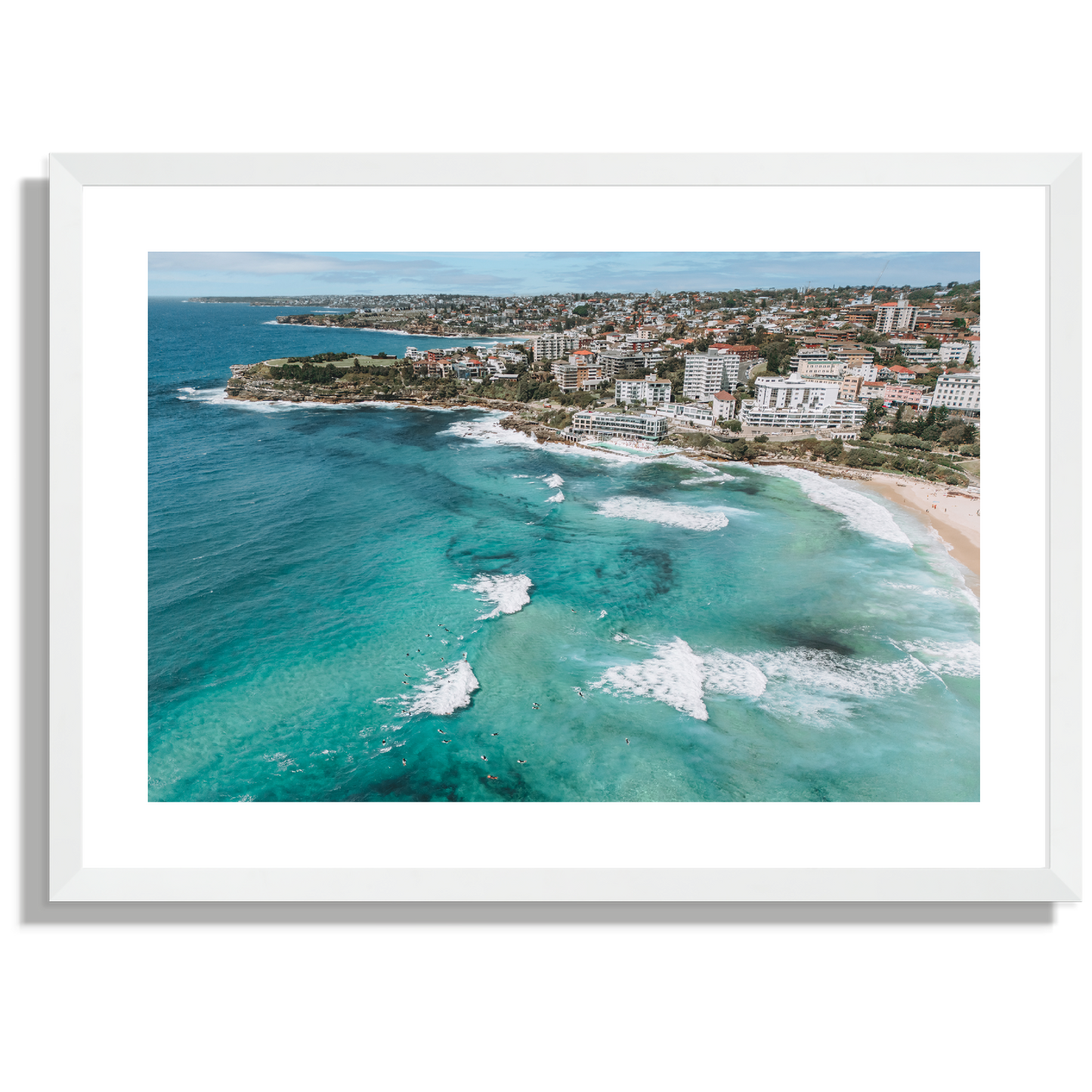 Bondi beach above