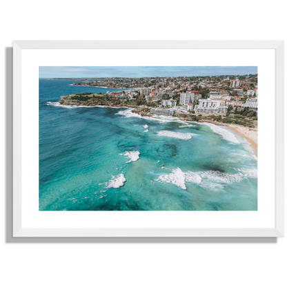 Bondi beach above